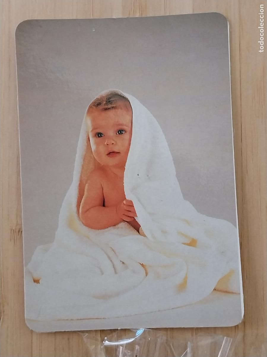 Coleccionismo Calendarios: BEBE TOALLA CALENDARIO 1995 PUBLI BAR PISCINA PARLA REF MC 14