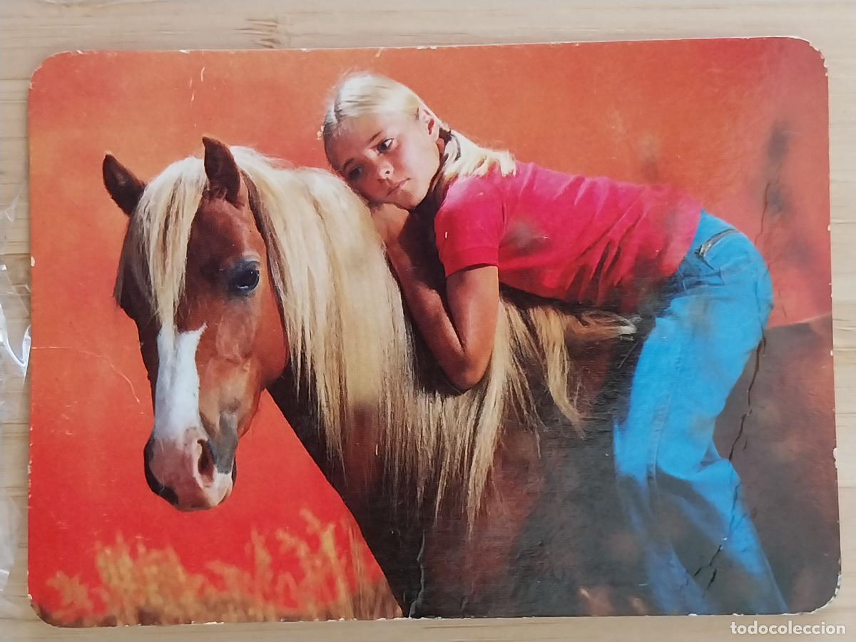 Coleccionismo Calendarios: NI&Ntilde;A CABALLO CALENDARIO 1992 PUBLI BAR CHICOTE REF 5589