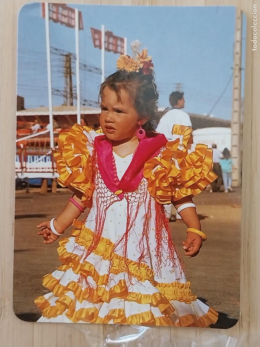 Coleccionismo Calendarios: NI&Ntilde;A FERIA CALENDARIO 1992 PUBLI CARNICAS ALONSO REF BO 5737