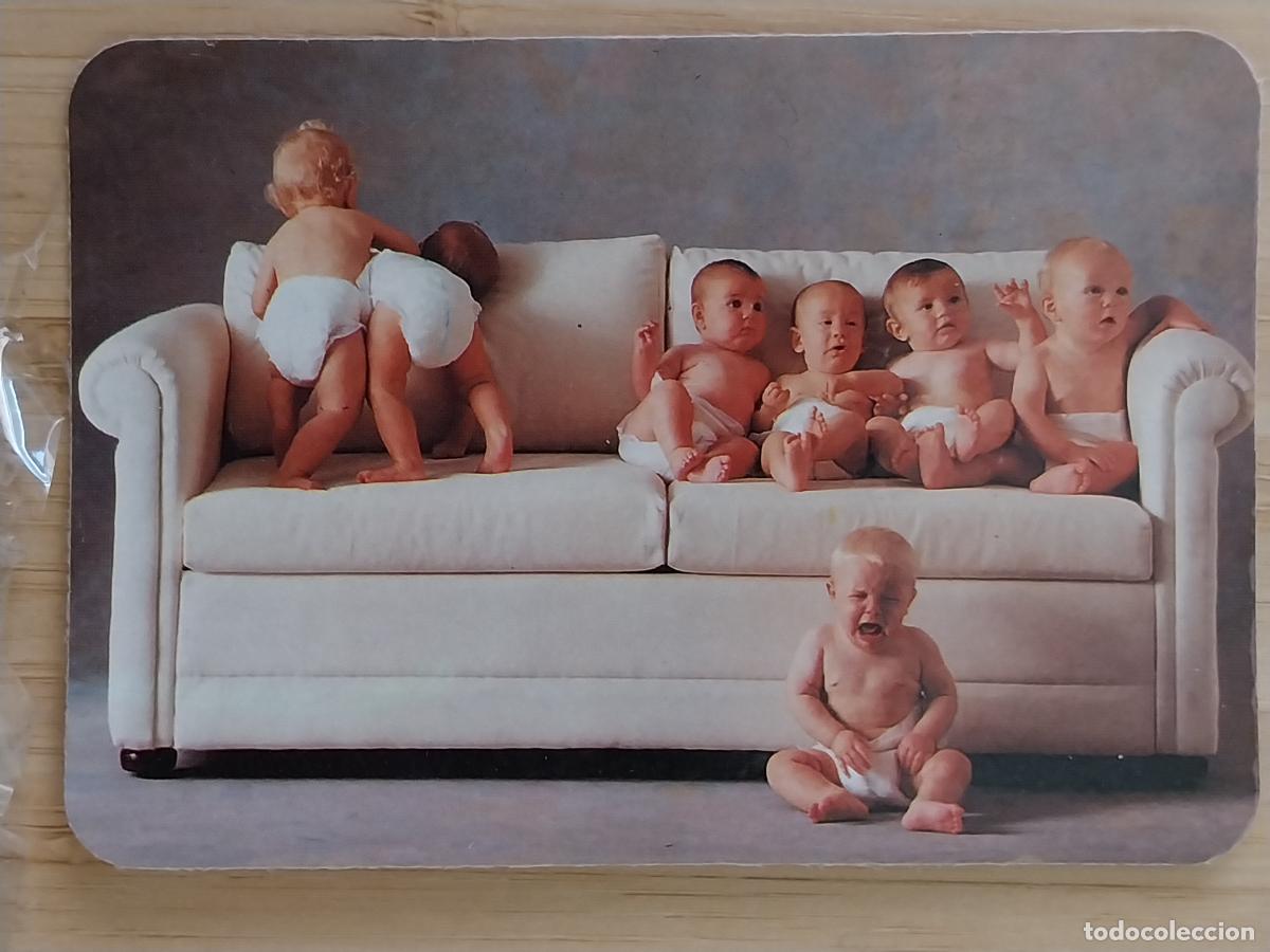 Coleccionismo Calendarios: BEBES SOFA CALENDARIO 1992 PUBLI SALMON NORUEGO REF WCB 329