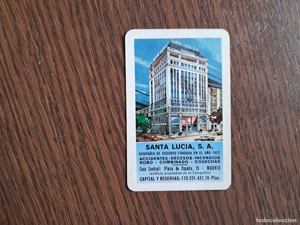 Collectables Calendars: calendario fournier, seguros Santa Lucia, a&ntilde;o 1968