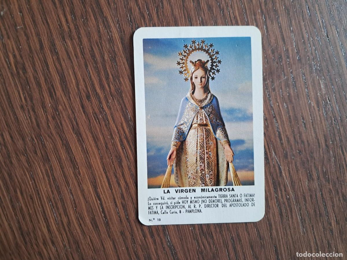 Coleccionismo Calendarios: calendario fournier, la virgen milagrosa, n&ordm; 18. a&ntilde;o 1968.