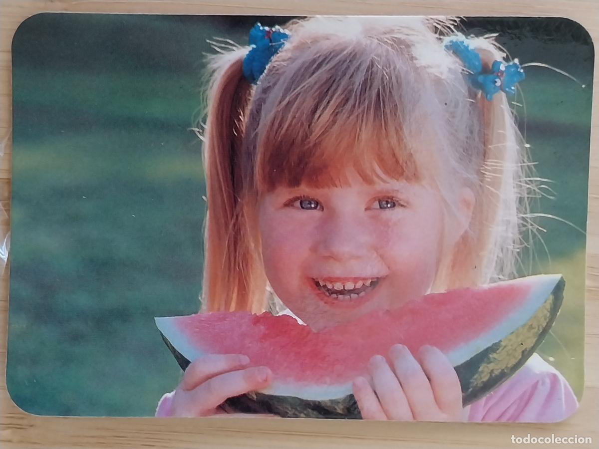 Collectables Calendars: NI&Ntilde;A SANDIA CALENDARIO 1992 PUBLI BAR BIARRITZ REF WCB 324