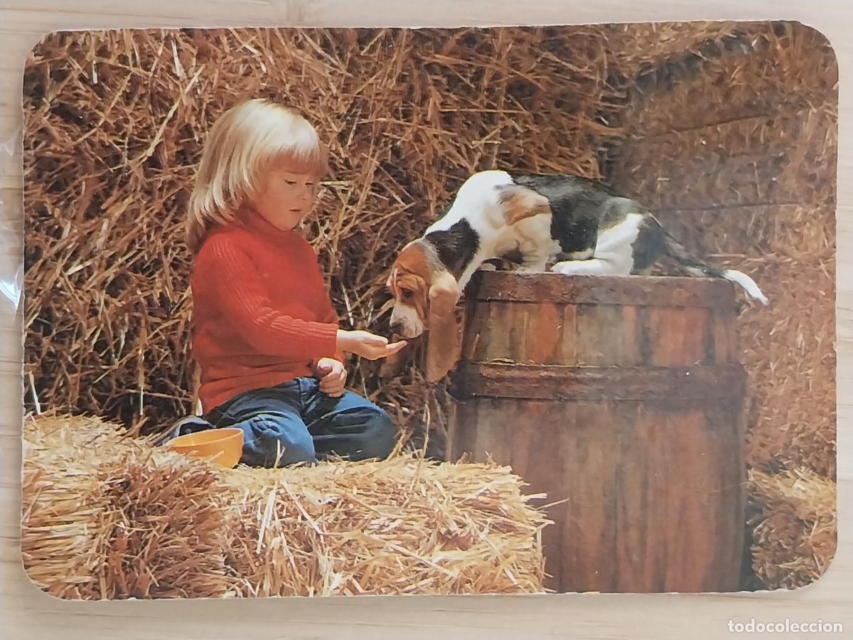 Coleccionismo Calendarios: BEAGLE NI&Ntilde;O PAJAR CALENDARIO 1990 PUBLI NIRVANA GIMNASIO REF CB 407