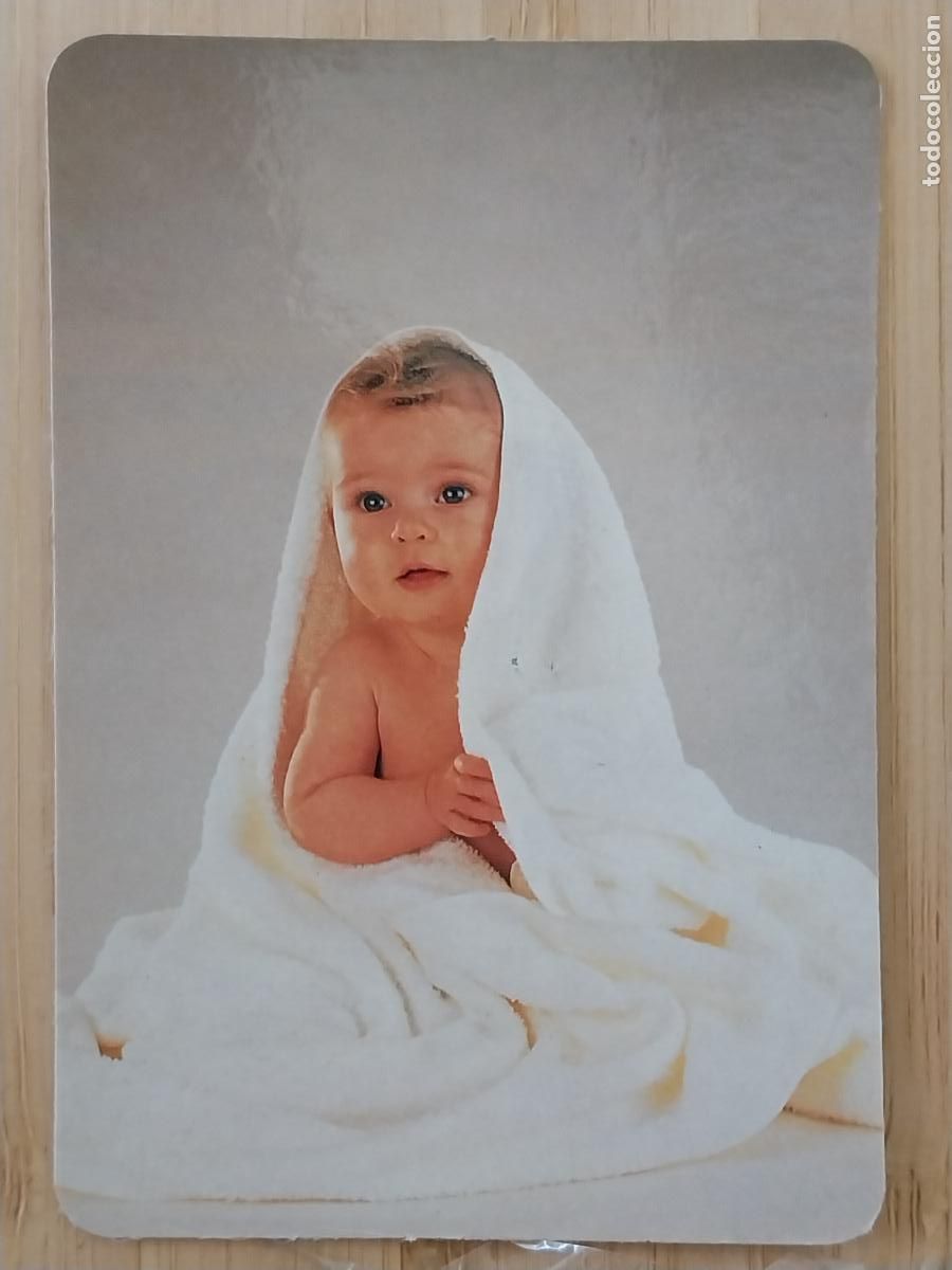 Coleccionismo Calendarios: BEBE TOALLA SOBRE CABEZA CALENDARIO 1995 PUBLI BAR PISCINA REF MC 14