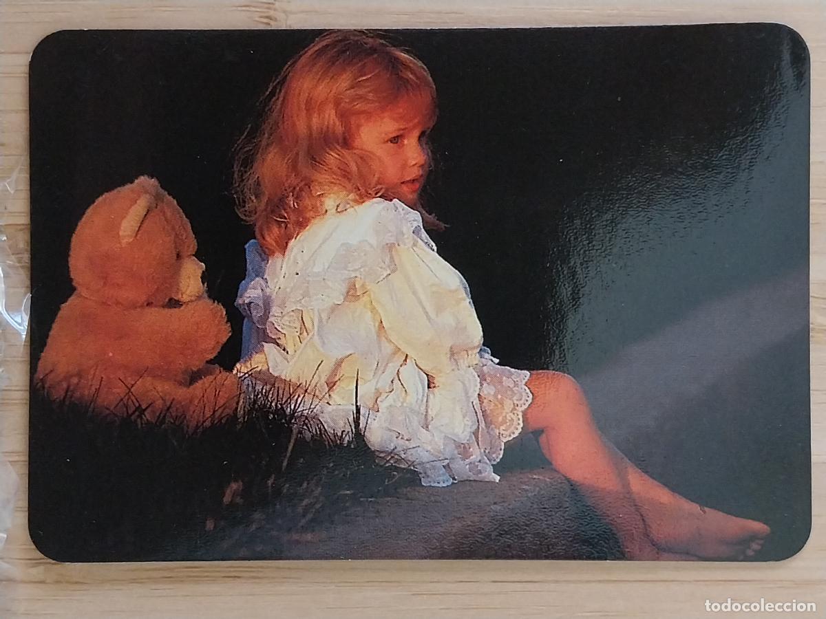 Coleccionismo Calendarios: NI&Ntilde;A OSITO PELUCHE CALENDARIO 1999 PUBLI PAJARERIA OROP&Eacute;NDOLA REF RR 031