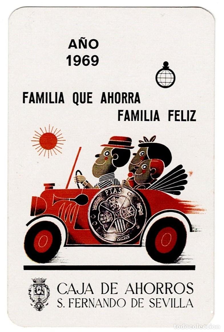 Coleccionismo Calendarios: CALENDARIO FOURNIER CAJA DE AHORROS SAN FERNANDO DE SEVILLA 1969