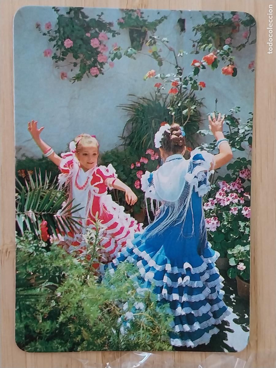 Coleccionismo Calendarios: NI&Ntilde;AS FLAMENCAS PATIO MACETAS CALENDARIO 1988 PUBLI TALLERES PASCUAL GRACIA TEIJEIRO REF MP 16
