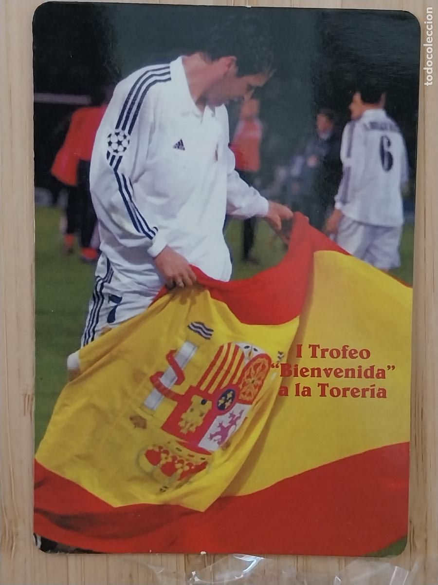 Coleccionismo Calendarios: RAUL REAL MADRID BANDERA CALENDARIO 2005 PUBLICIRCULO TAURINO BIENVENIDA REF NO