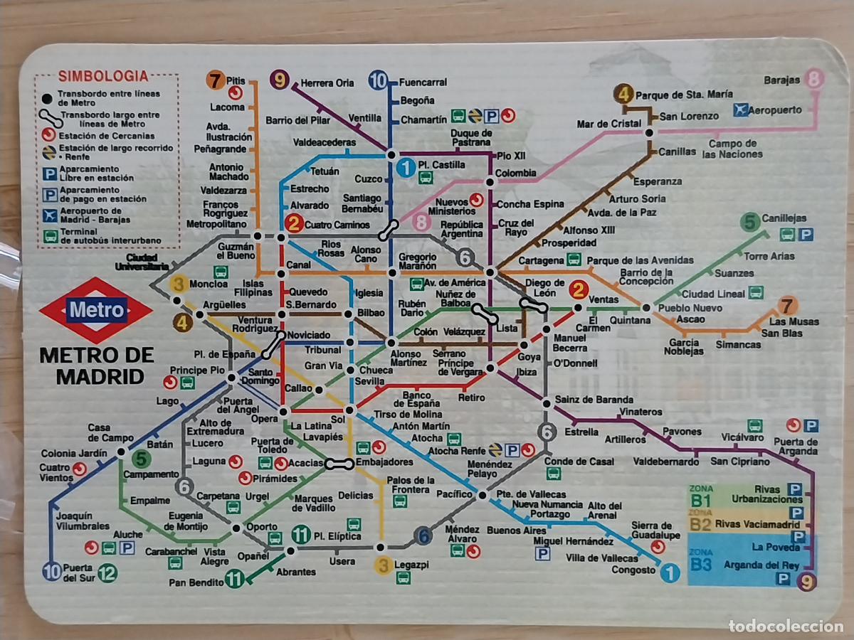 Coleccionismo Calendarios: PLANO METRO MADRID CALENDARIO A&Ntilde;O 2006 ** PUBLI PINTORES GERARDO RAFAEL REF BO 628
