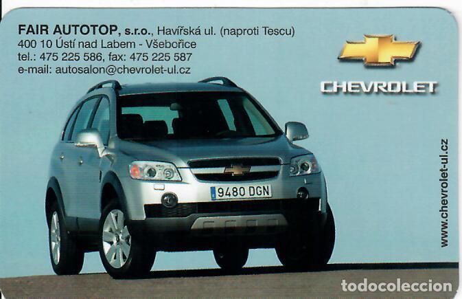 Coleccionismo Calendarios: CALENDARIO DE BOLSILLO DE REP. CHECA - A&Ntilde;O 2007 - CHEVROLET