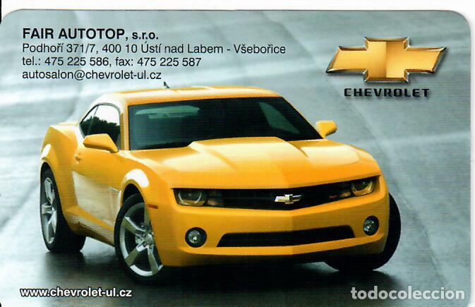 Coleccionismo Calendarios: CALENDARIO DE BOLSILLO DE REP. CHECA - A&Ntilde;O 2009 - CHEVROLET