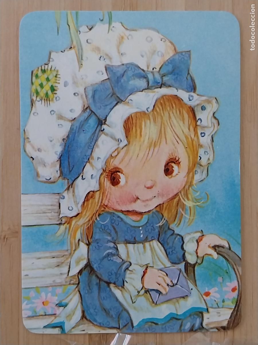 Coleccionismo Calendarios: NI&Ntilde;A GORRO ILUSTRACION CALENDARIO A&Ntilde;O 1987 ** PUBLI TRIOL PELETEROS REF 1317