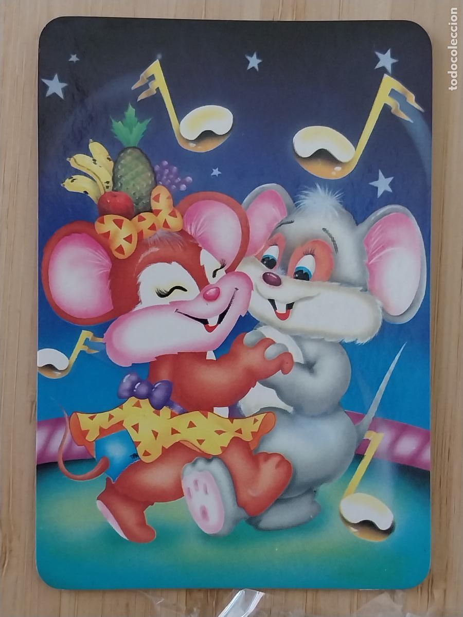 Coleccionismo Calendarios: RATONES BAILANDO ILUSTRACION CALENDARIO A&Ntilde;O 1994 ** PUBLI CAMARA CUADROS REF WCB 350