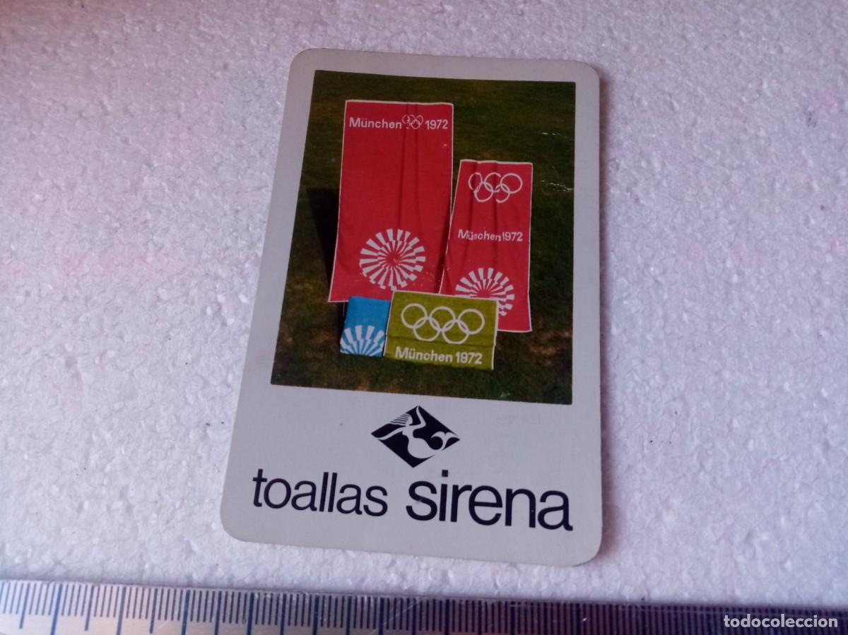 Coleccionismo Calendarios: CALENDARIO DE CARTERA FOURNIER A&Ntilde;O 1972 TOALLAS SIRENA