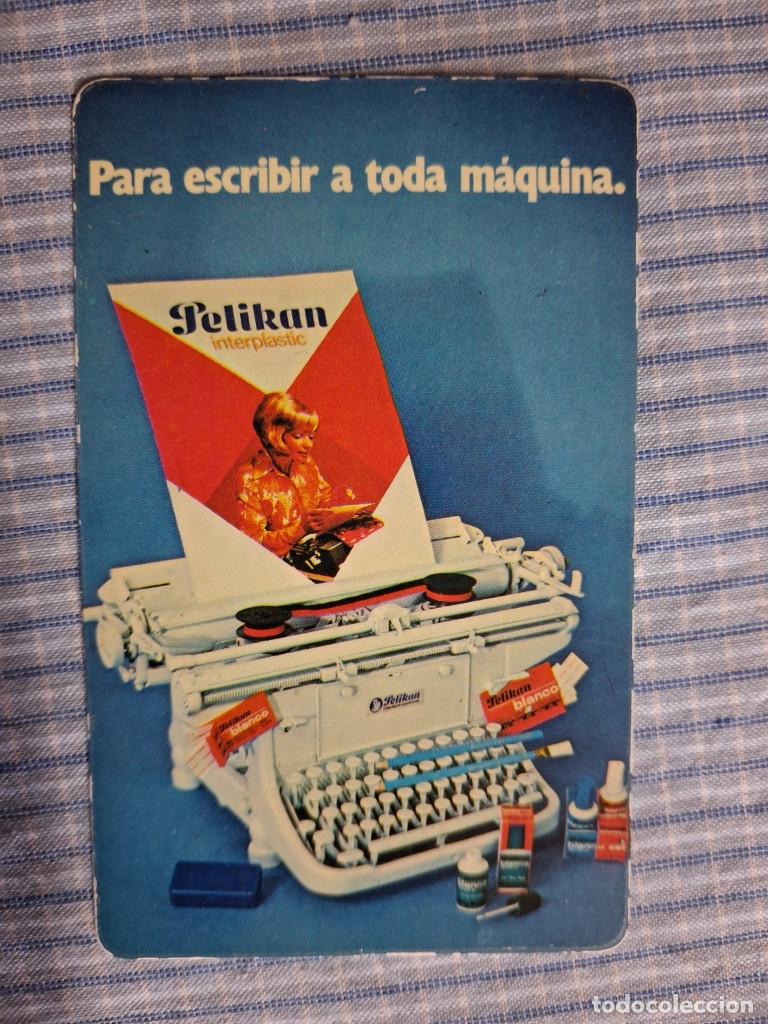 Coleccionismo Calendarios: Calendario Pelikan. Escribir a toda m&aacute;quina. A&ntilde;o 1981. Estado ver im&aacute;genes