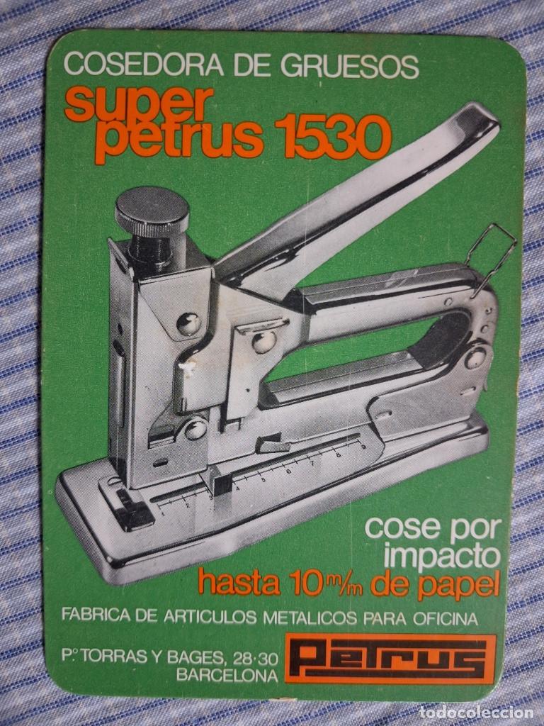 Collezionismo Calendari: Calendario Cosedora de guesos Super Petrus 1530. A&ntilde;o 1977. Estado ver im&aacute;genes