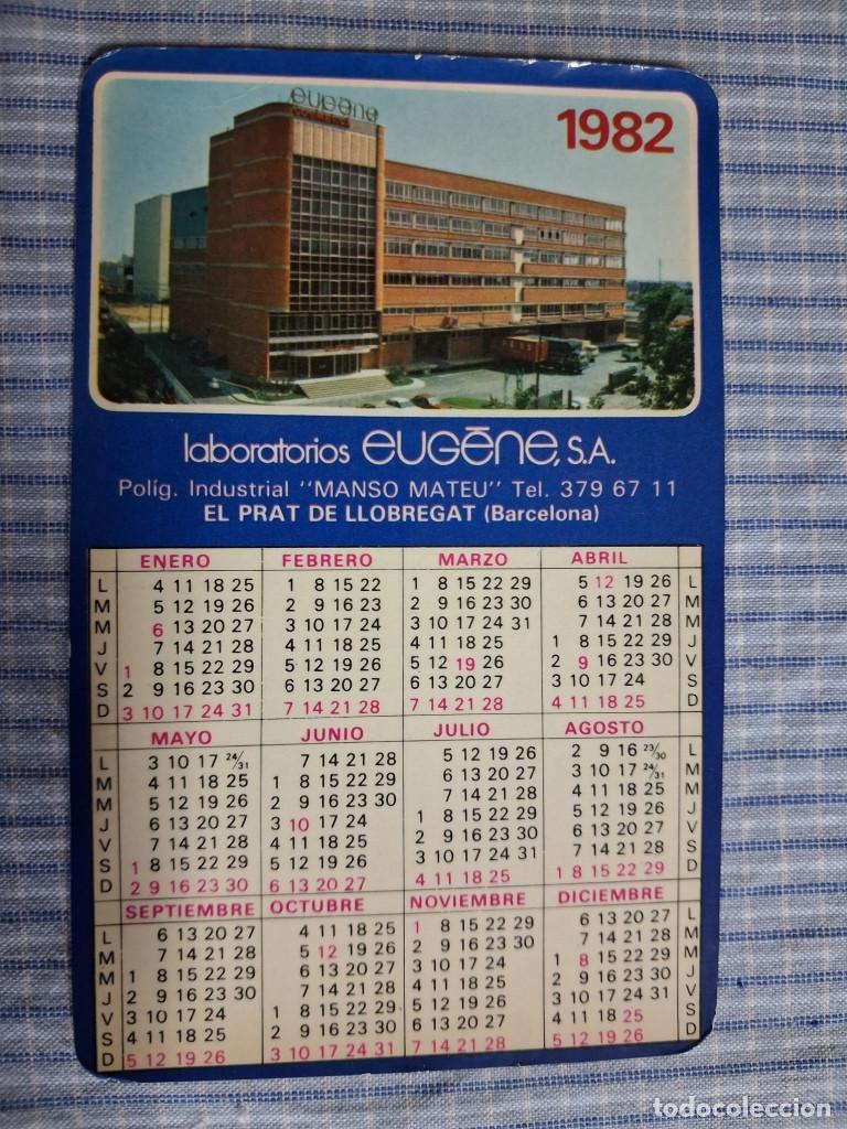 Coleccionismo Calendarios: Calendario Laboratorios Eug&eacute;ne. A&ntilde;o 1982. Estado ver im&aacute;genes