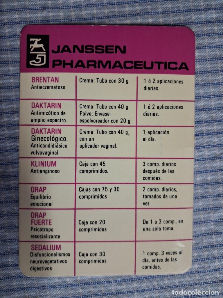 Coleccionismo Calendarios: Calendario Janssen Pharmaceutica. A&ntilde;o 1975/76. Estado ver im&aacute;genes