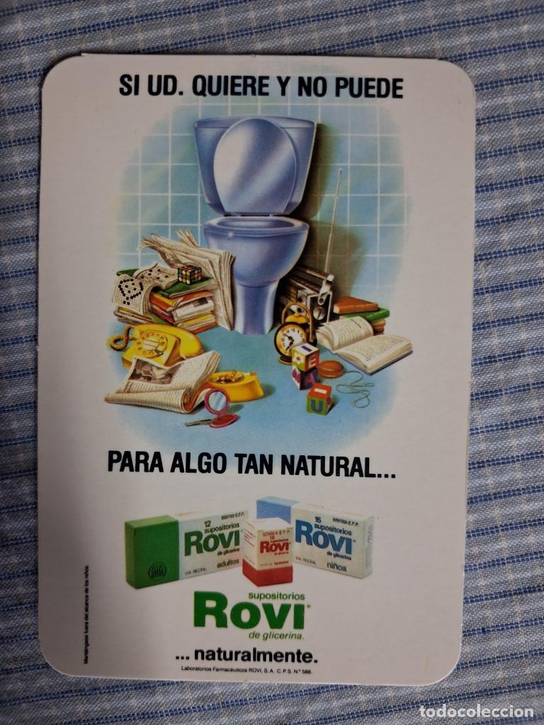 Coleccionismo Calendarios: Calendario Supositorios Rovi. A&ntilde;o 1983. Estado ver im&aacute;genes
