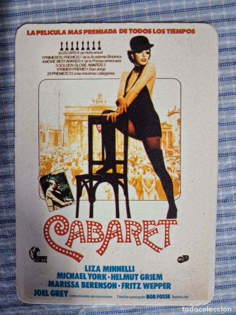 Coleccionismo Calendarios: Calendario Pel&iacute;cula Cabaret. A&ntilde;o 1990. Estado ver im&aacute;genes