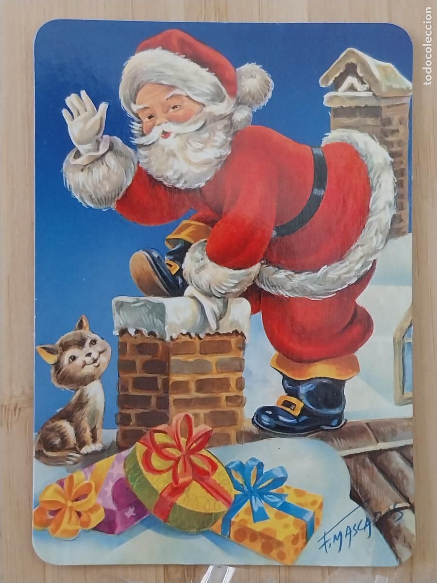 Coleccionismo Calendarios: PAPA NOEL ILUSTRACION CALENDARIO A&Ntilde;O 1996 ** PUBLI PAJARERIA OROPENDOLA REF L 139