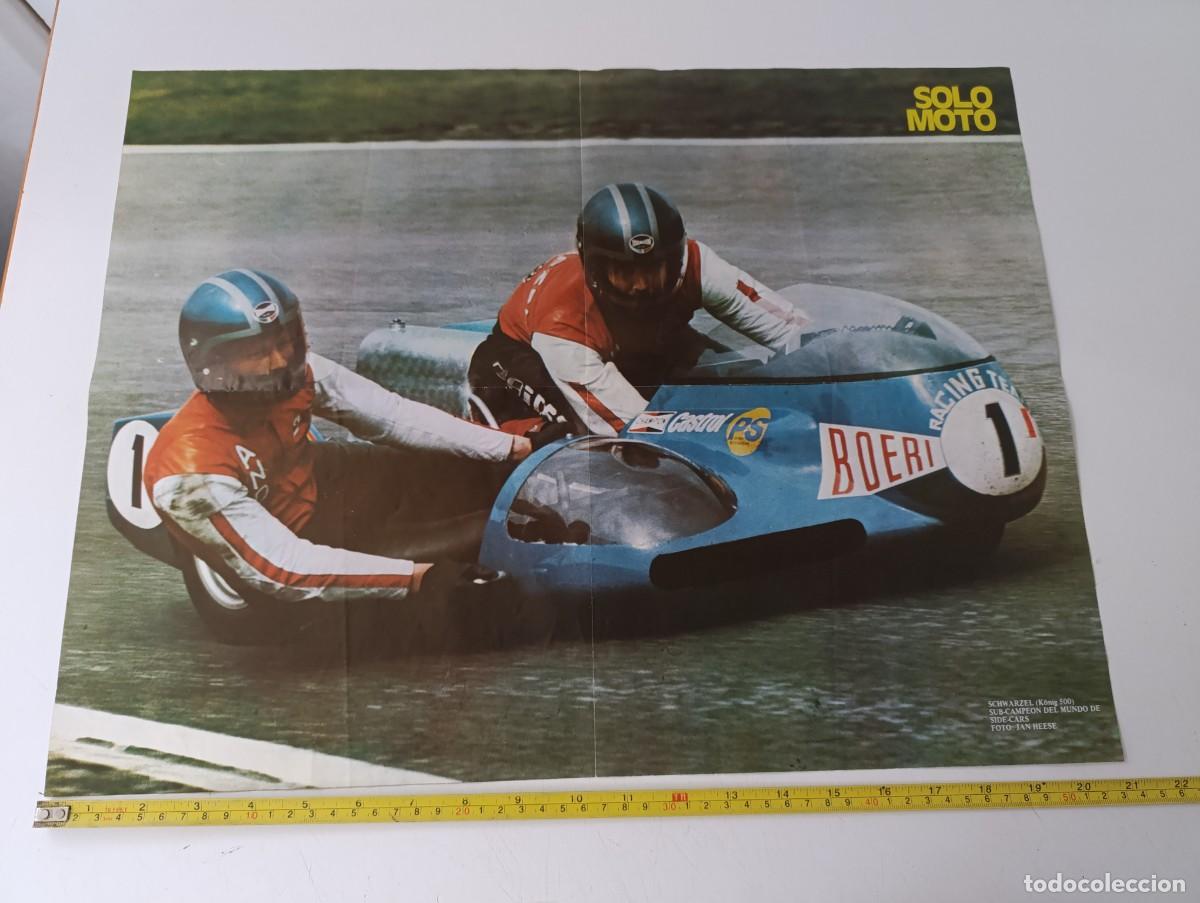 Coleccionismo Calendarios: POSTER - 2 CARAS - REVISTA SOLO MOTO - 52CMX 40CM - ( CON ARRUGAS )