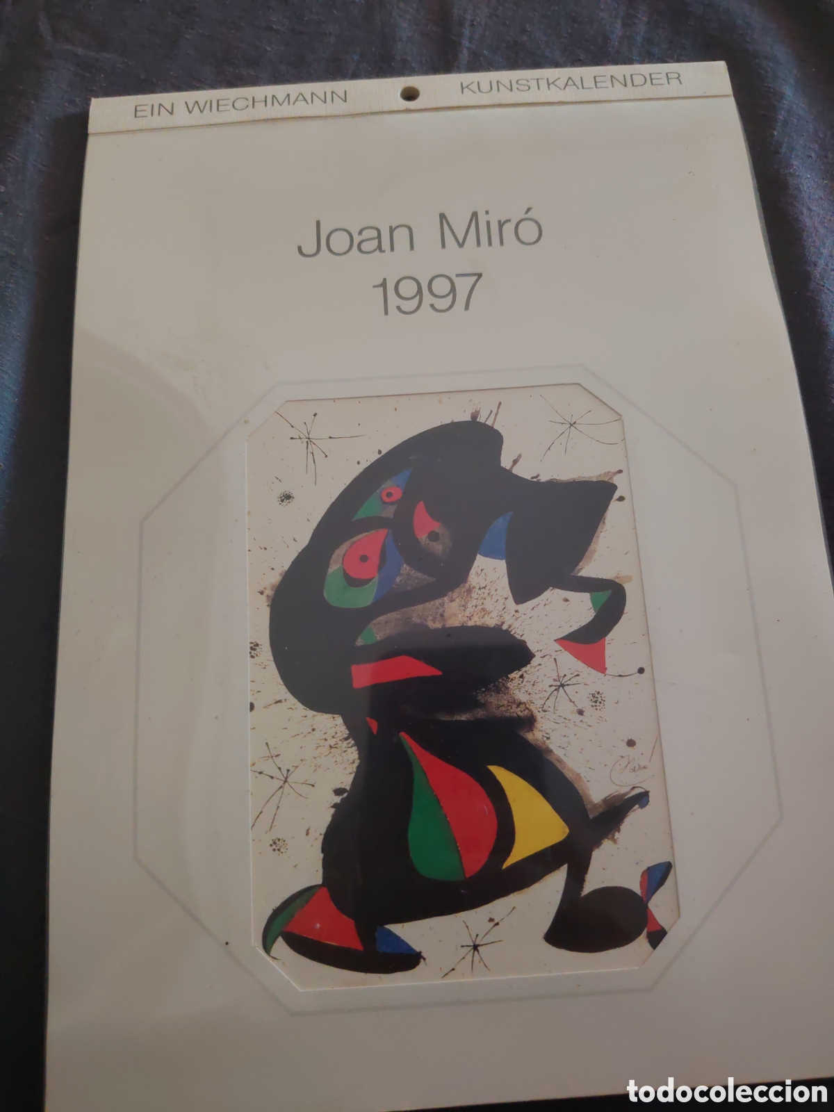 Coleccionismo Calendarios: CALENDARIO DE JOAN MIRO 1997