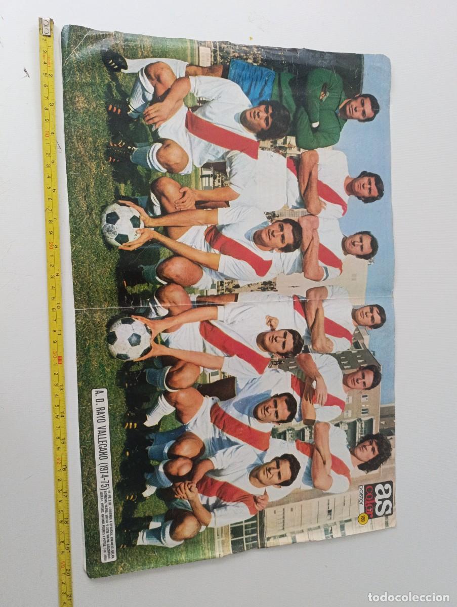 Coleccionismo Calendarios: POSTER - ALINEACION RAYO VALLECANO - PERIODICO AS - 54CM X 33CM - ( CON ARRUGAS )