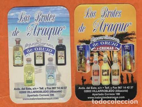 Coleccionismo Calendarios: 2 CALENDARIOS BOLSILLO A&Ntilde;OS 2006 - 2007 BEBIDAS - AGUARDIENTES - ALBACETE - VER FOTO REVERSOS