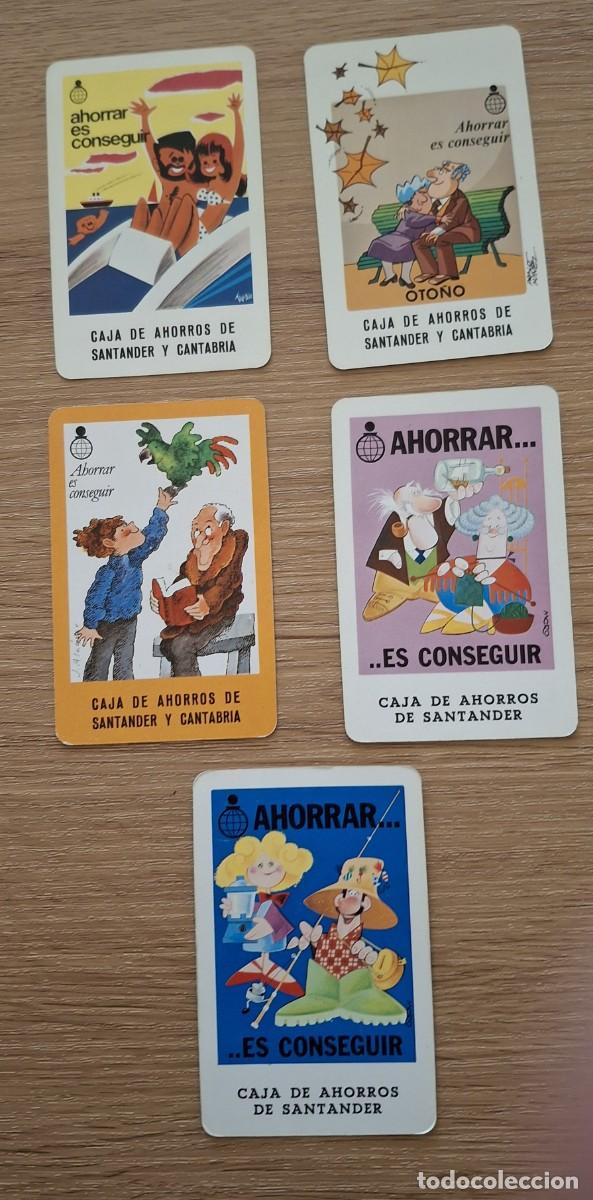 Coleccionismo Calendarios: ote 5 Calendarios Cajas de Ahorro Santander (A&ntilde;os 80) &ndash; Calidad Heraclio Fournier