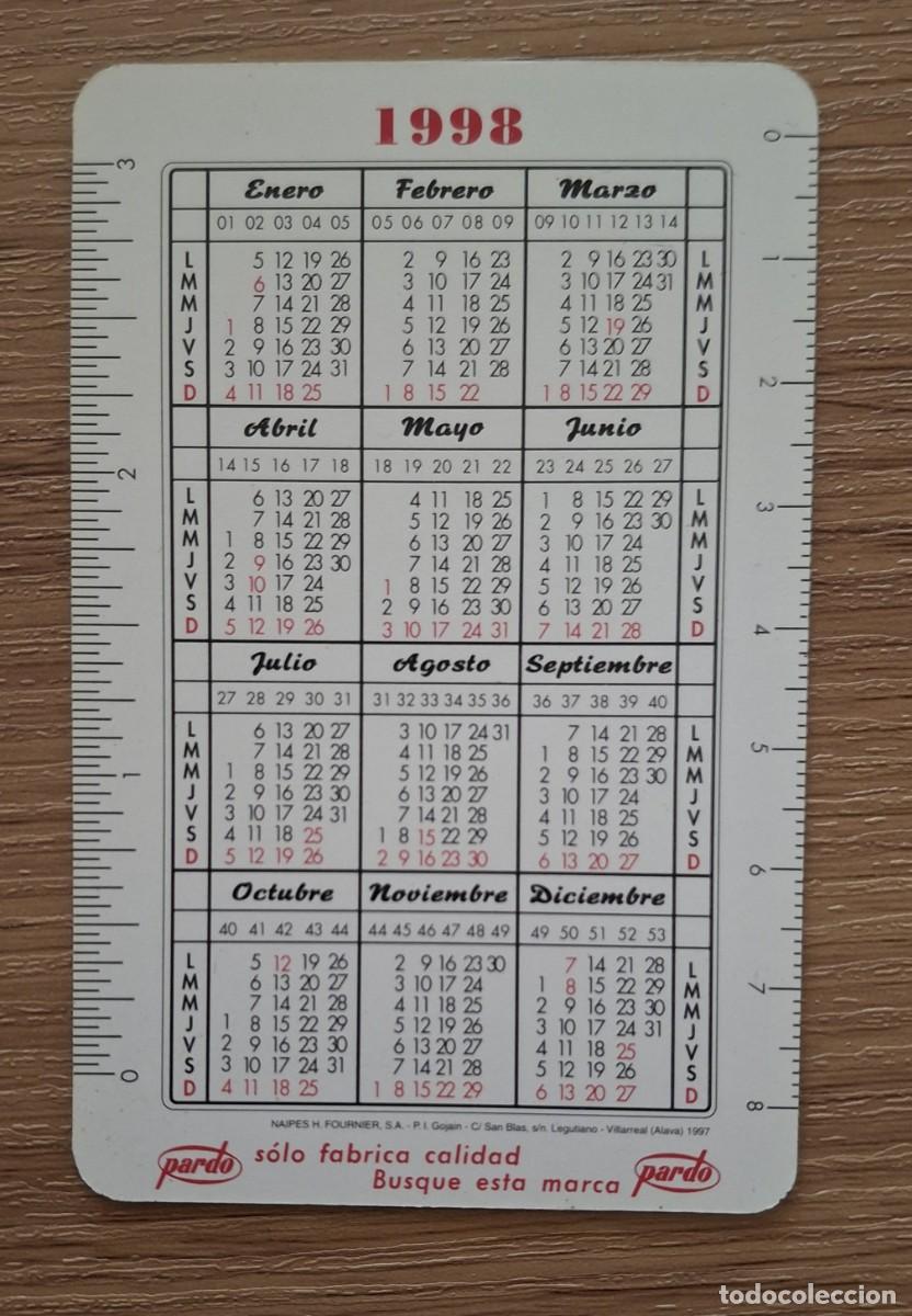 Coleccionismo Calendarios: Calendario de Bolsillo Rareza &ndash; Publicidad Pardo (1998 y 1999) &ndash; Heraclio Fournier