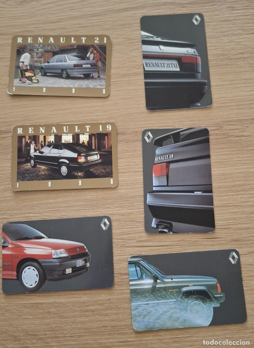 Colecionismo Calend&aacute;rios: Lote 9 Calendarios de Coches: Renault (1990 91) y Volvo (1993 94) &ndash; Colecci&oacute;n Automoci&oacute;n