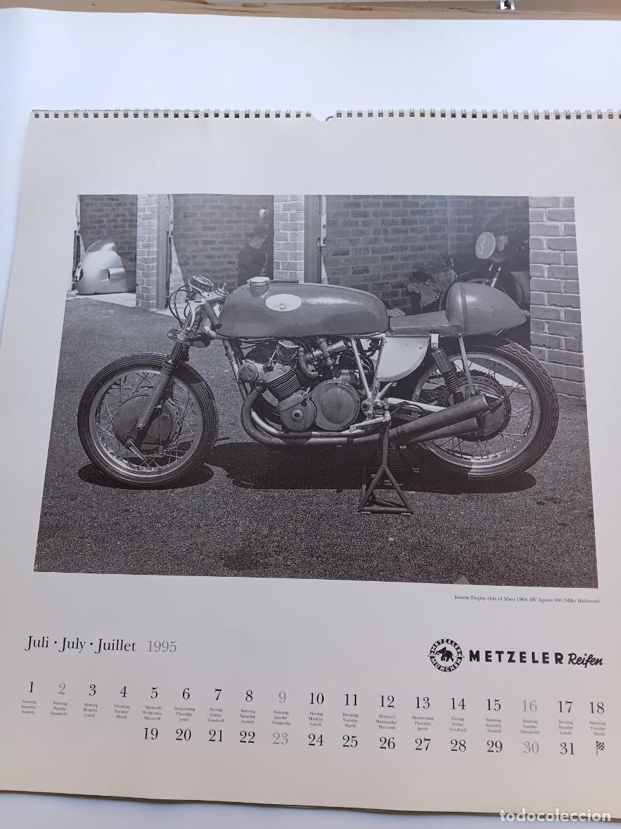 Coleccionismo Calendarios: calendario CLASSICS 1995 METZELER REIFEN