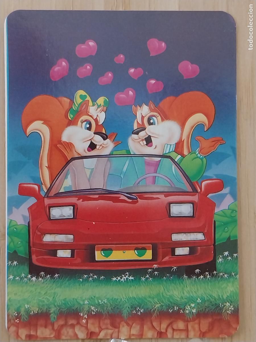 Coleccionismo Calendarios: ARDILLAS ENAMORADAS ILUSTRACION CALENDARIO A&Ntilde;O 1999 ** PUBLI TALLERES MORATALAZ REF BO 579