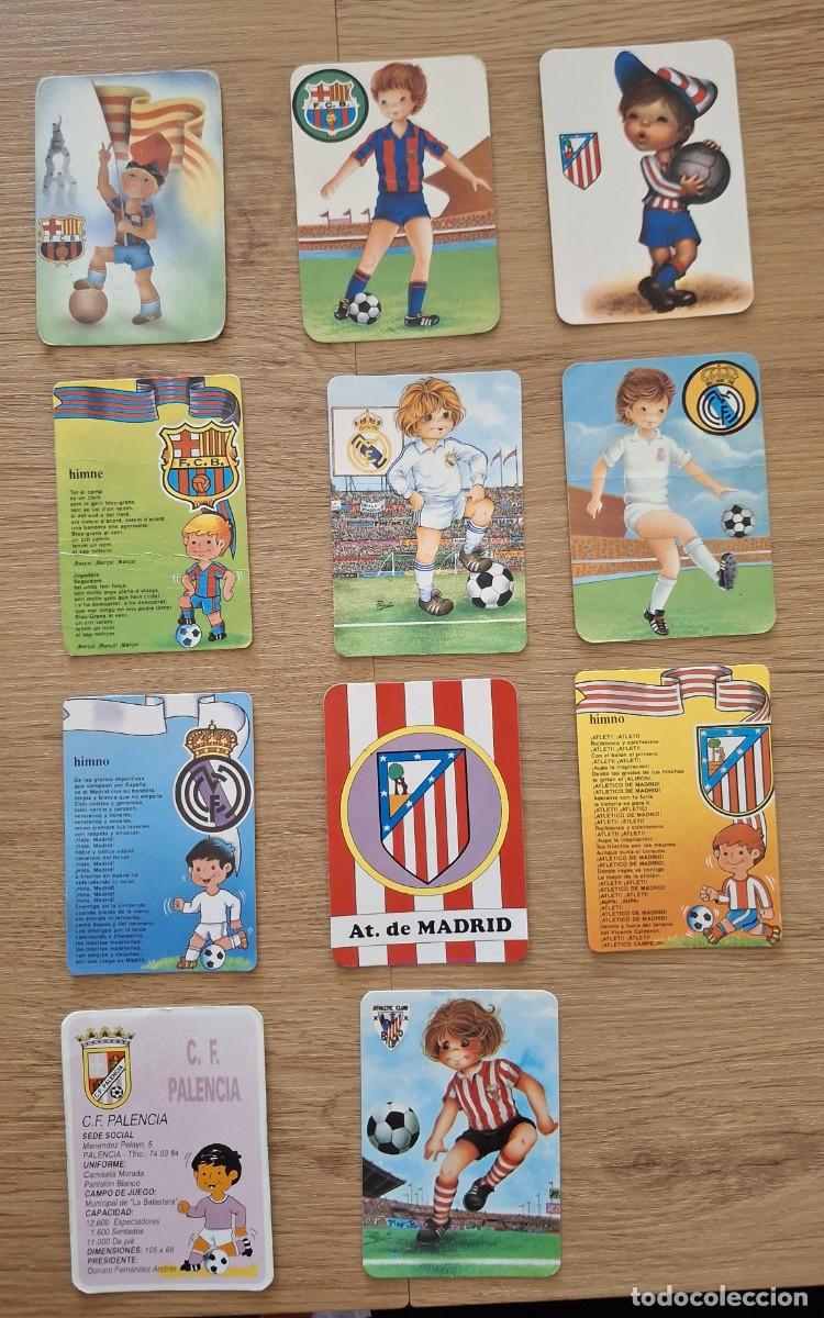 Colecionismo Calend&aacute;rios: T&iacute;tulo: Lote 37 Calendarios de F&uacute;tbol (1990-1999) &ndash; Liga Espa&ntilde;ola (Madrid, Bar&ccedil;a, Atleti, etc.)