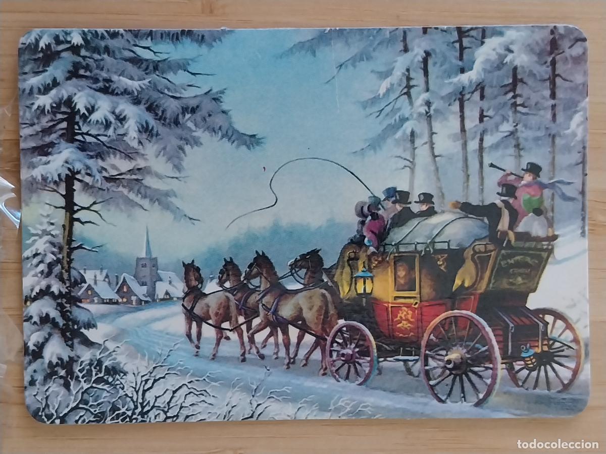 Collectionnisme Calendriers: NIEVE CARRETA ILUSTRACION CALENDARIO A&Ntilde;O 1988 ** PUBLI ALUMINIO PASCUAL GRACIA REF MP 114