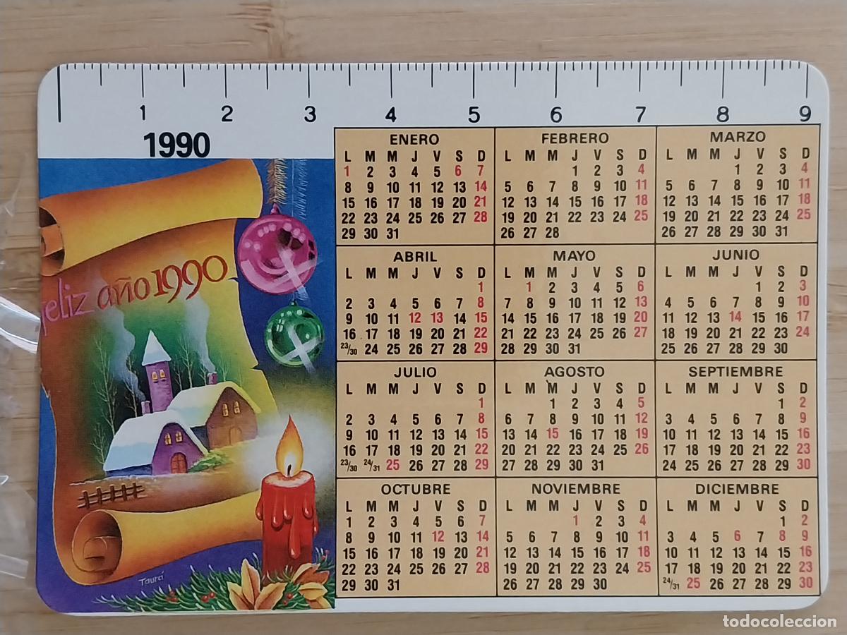 Colecionismo Calend&aacute;rios: NAVIDAD ILUSTRACION CALENDARIO A&Ntilde;O 1990 ** PUBLI FOTOCOPIAS IMAGEN MP 149