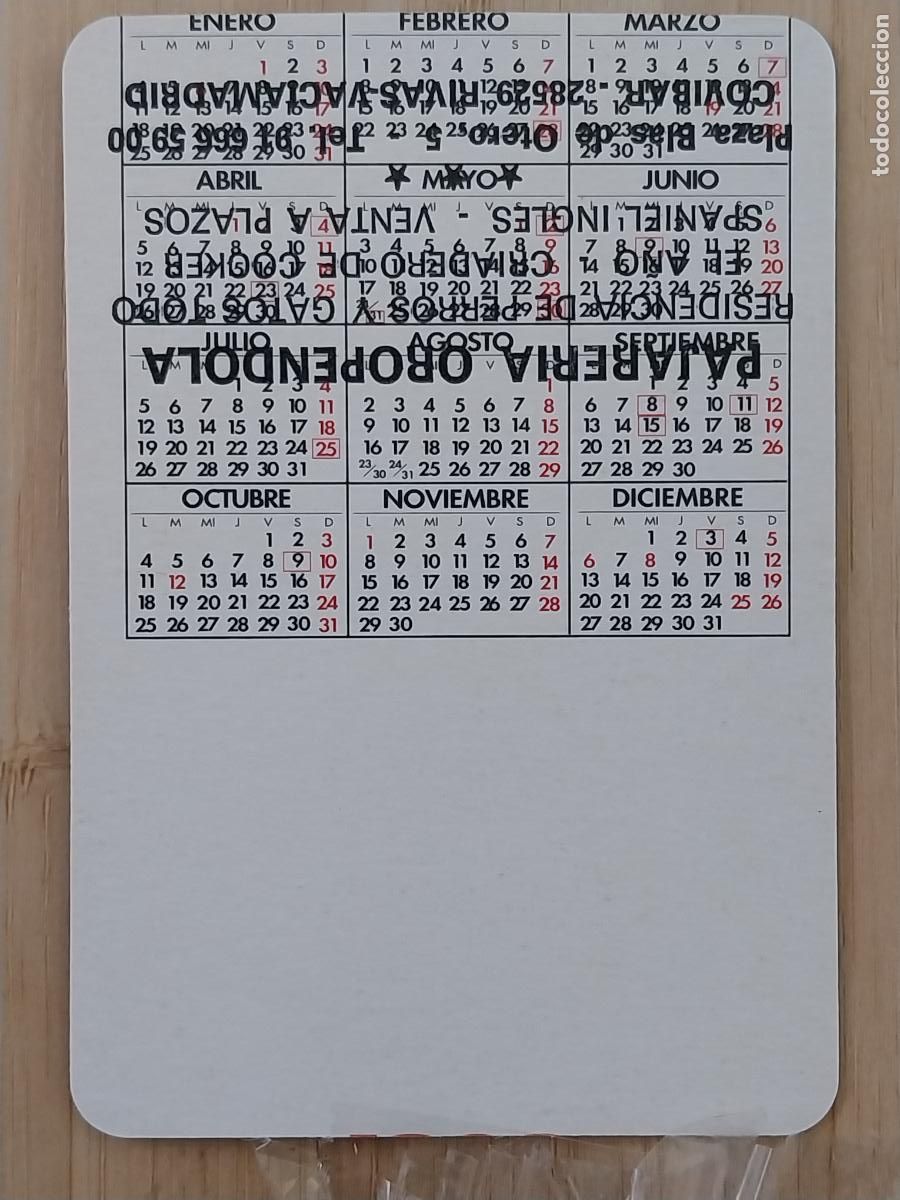 Coleccionismo Calendarios: SAGRADA FAMILIA DORSO ERROR CALENDARIO A&Ntilde;O 2000 PUBLI ++ ERROR IMPRESION +++ REF NO