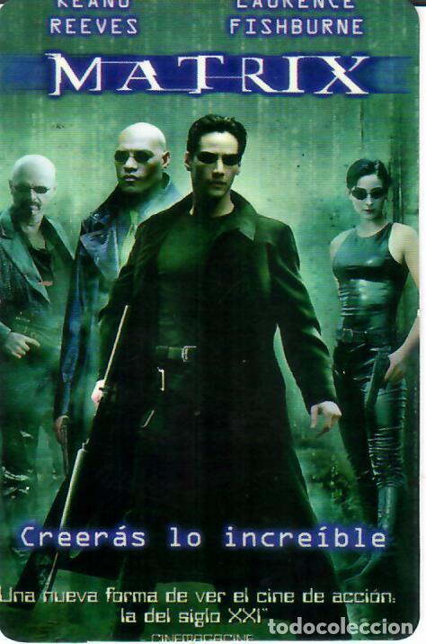 Coleccionismo Calendarios: CALENDARIO DE PUBLICIDAD CINE - A&Ntilde;O 2000 - VIDEO CLUB ESTRENOS GRANADA - MATRIX