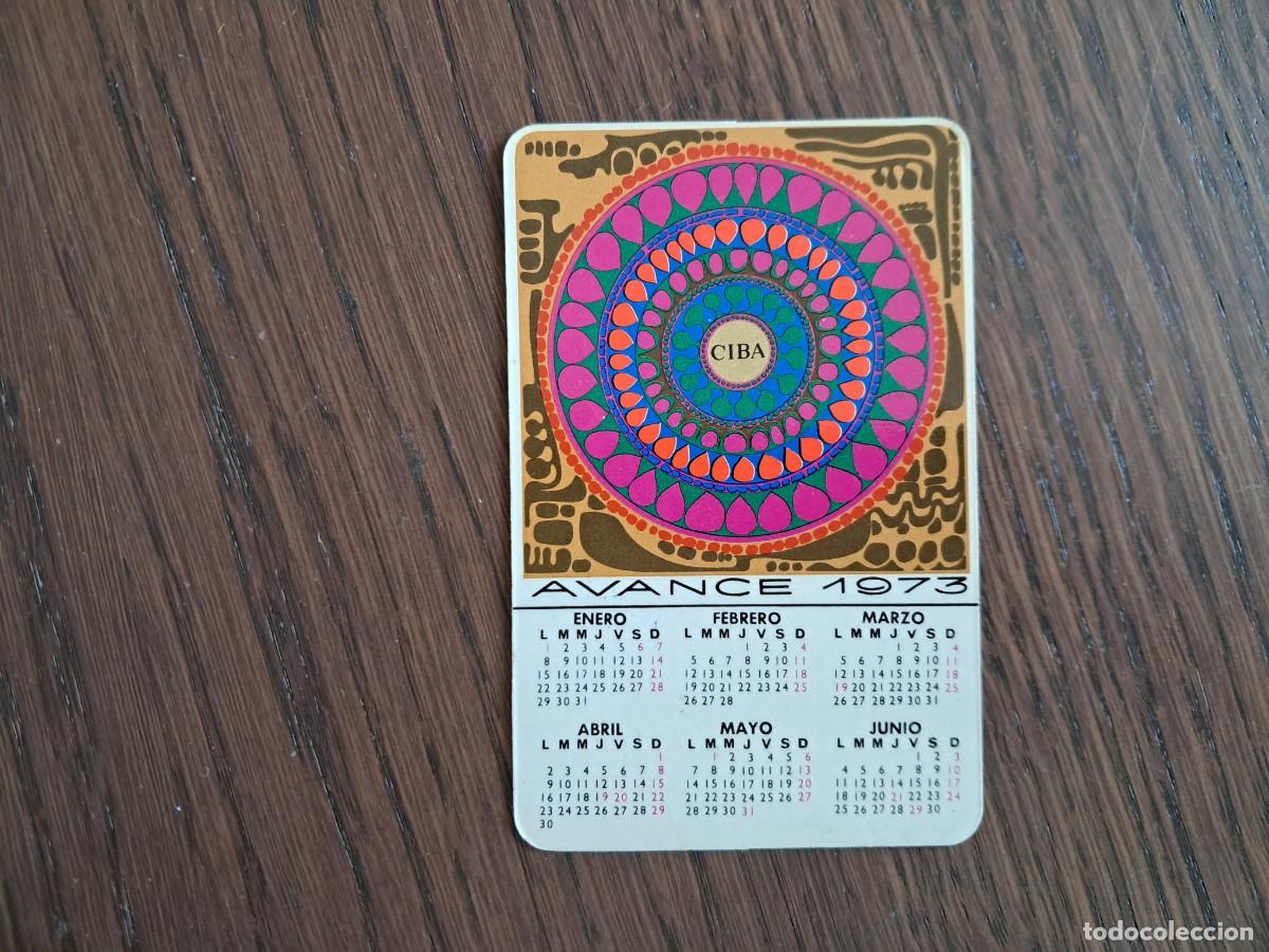 Coleccionismo Calendarios: calendario de publicidad, cibalgina, a&ntilde;o 1972-73.
