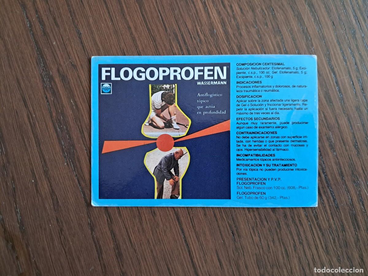 Coleccionismo Calendarios: calendario de publicidad, flogoprofen, medicamentos, a&ntilde;o 1986.