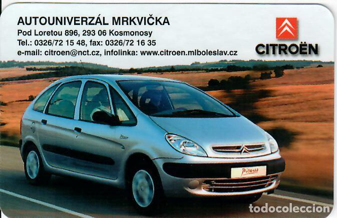 Coleccionismo Calendarios: CALENDARIO DE BOLSILLO DE REP. CHECA - A&Ntilde;O 2001 - CITROEN