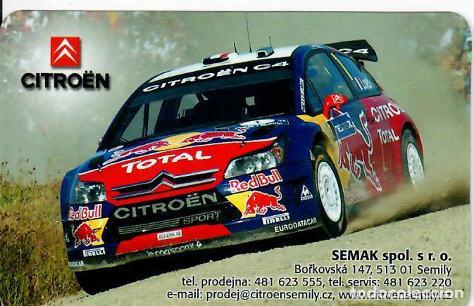 Coleccionismo Calendarios: CALENDARIO DE BOLSILLO DE REP. CHECA - A&Ntilde;O 2009 - CITROEN