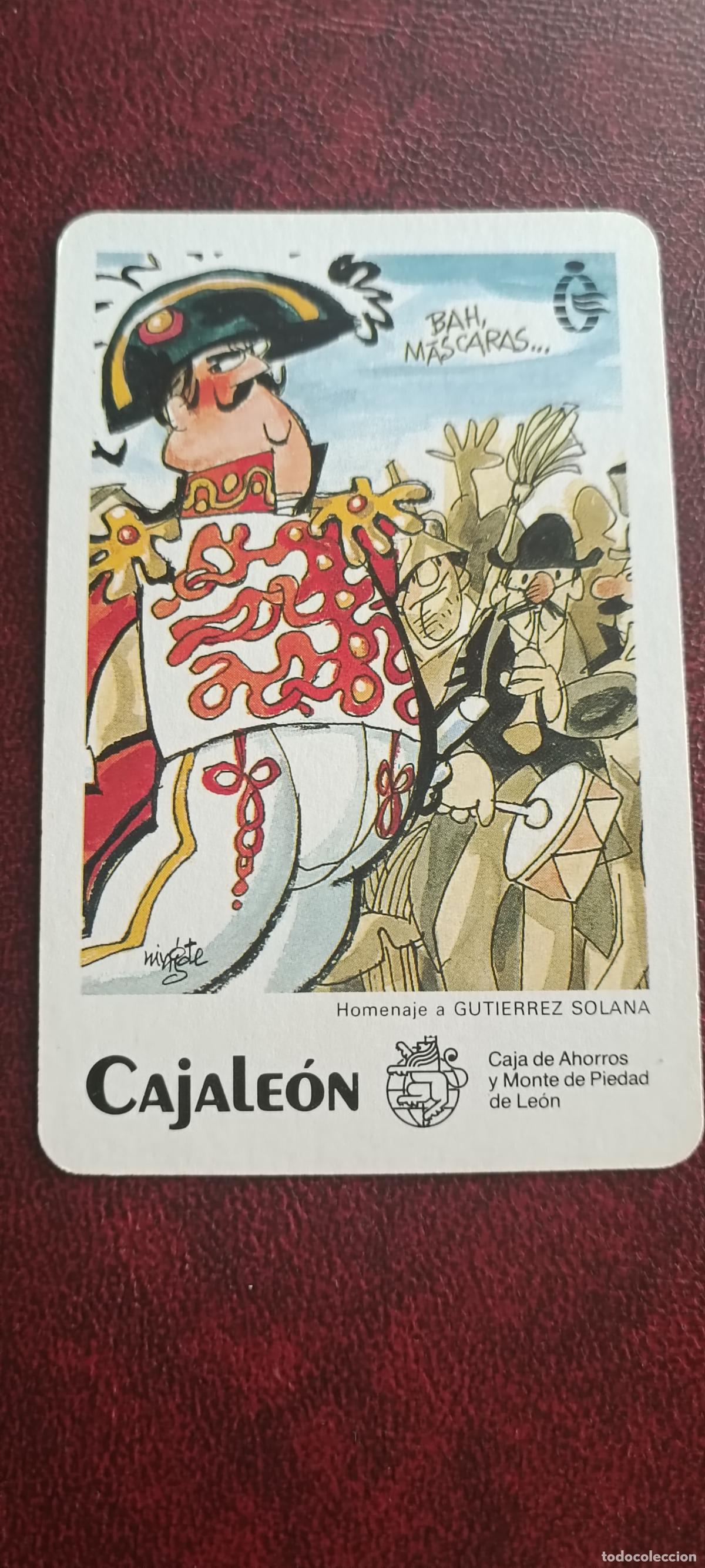 Coleccionismo Calendarios: Calendario Fournier 1990 Cajale&oacute;n Gutierrez Solana Caja de Ahorros y Monte de Piedad de Le&oacute;n Mingote