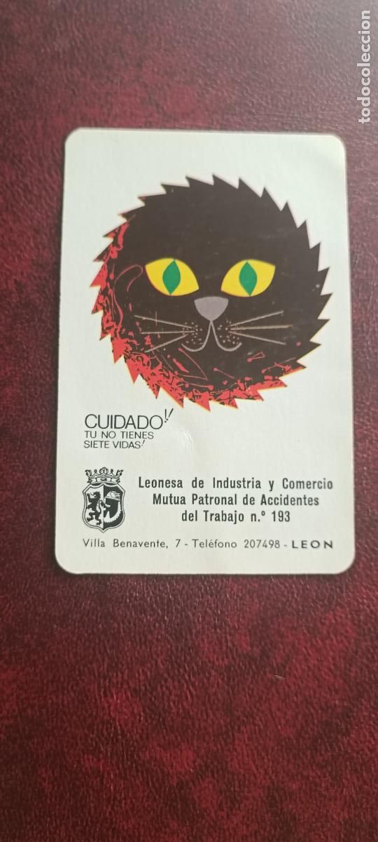 Coleccionismo Calendarios: CALENDARIO FOURNIER LEONESA DE INDUSTRIA Y COMERCIO. MUTUA PATRONAL ACCIDENTES A&Ntilde;O 1981