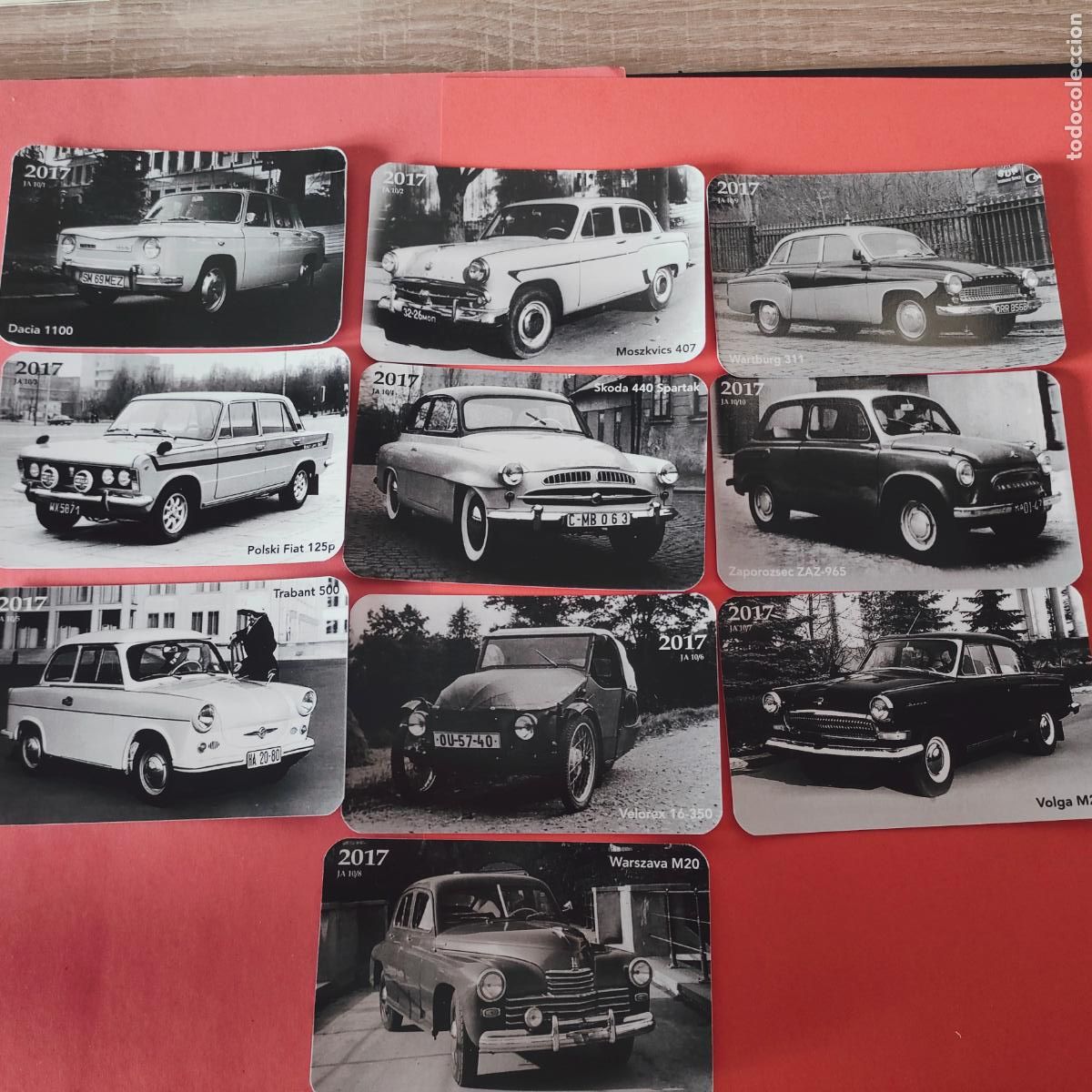 Collectables Calendars: COLECCION DE CALENDARIOS HUNGRIA. COCHES ANTIGUOS A&Ntilde;O 2017