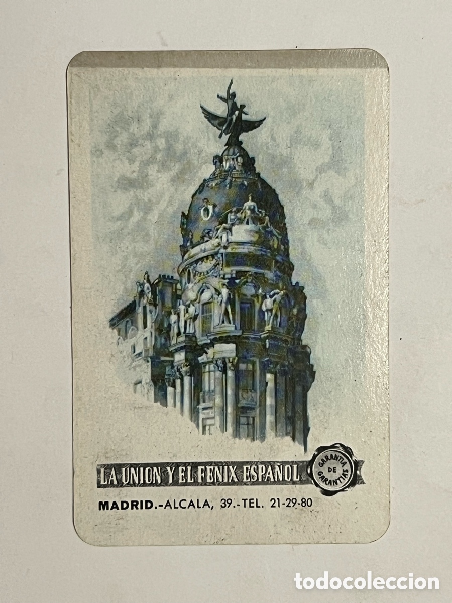 Coleccionismo Calendarios: LA UNION Y EL FENIX ESPA&Ntilde;OL. CALENDARIO DE BOLSILLO FOURNIER (a.1953)