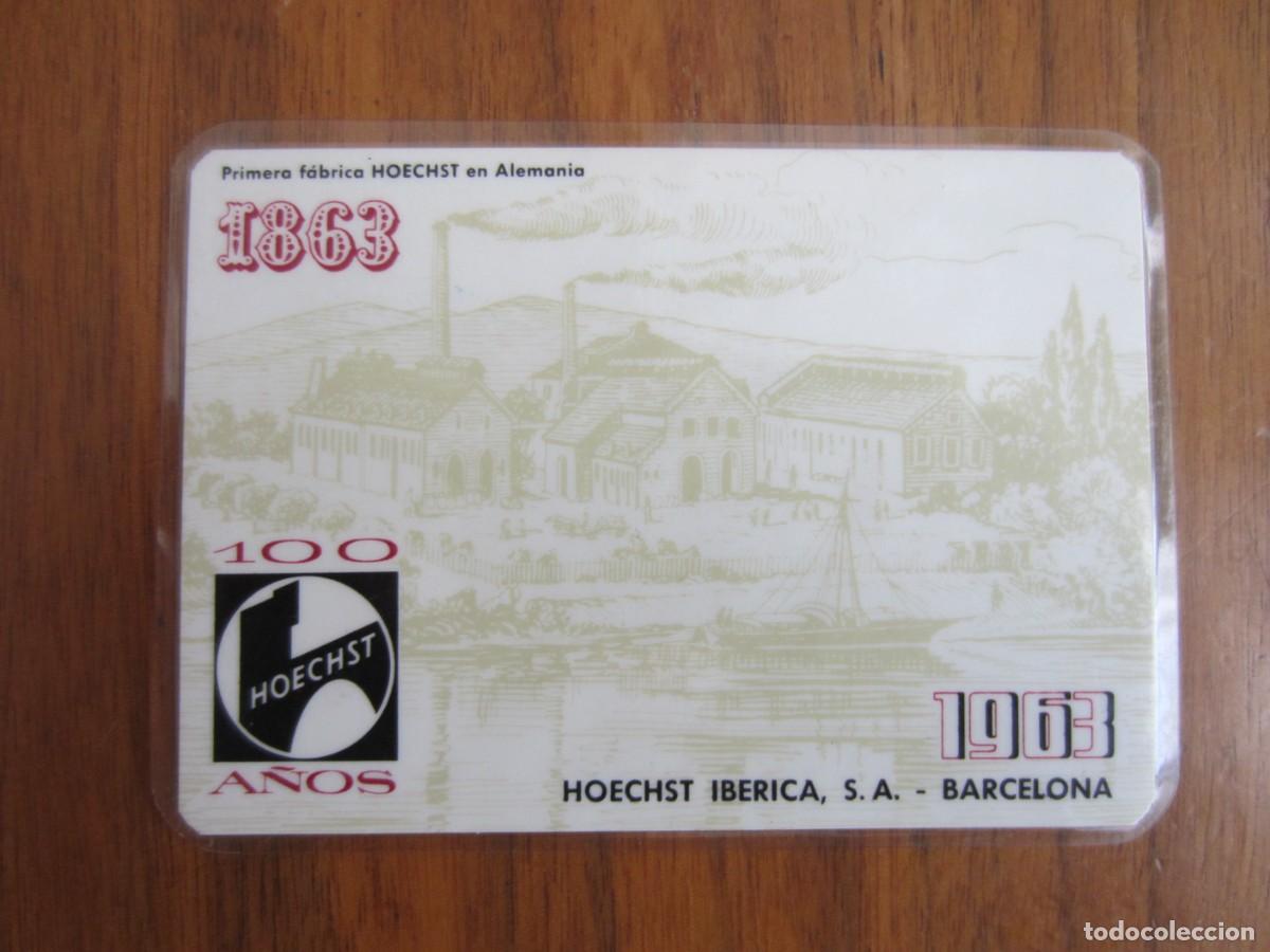 Coleccionismo Calendarios: CALENDARIO NO FOURNIER-HOECHST IBERICA-DEL 1963 VER FOTOS