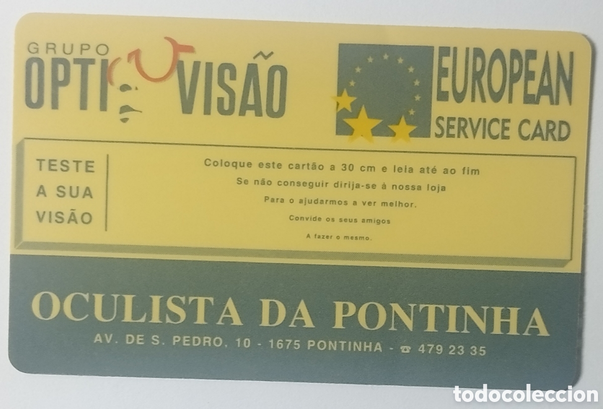 Coleccionismo Calendarios: Calend&aacute;rio de Bolso 1993 - Oculista da Pontinha (Grupo Optivis&atilde;o)